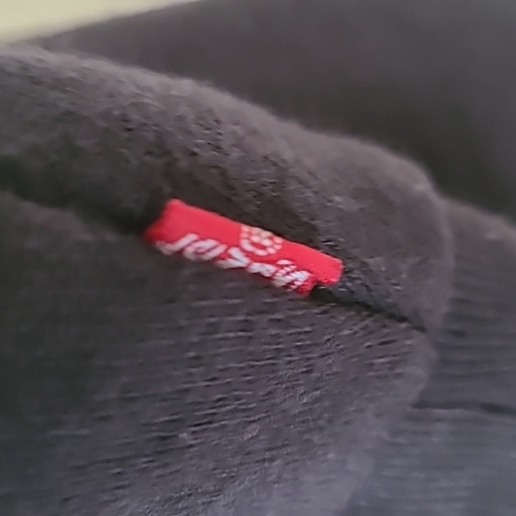 LEVIS BRAND SIGNATURE WOMEN'S BLACK LONG SLEEVE SWEATSHIRT SIZE XL - Picture 5 of 16